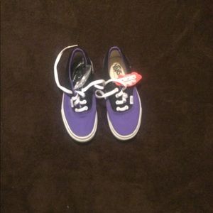 Purple and black vans